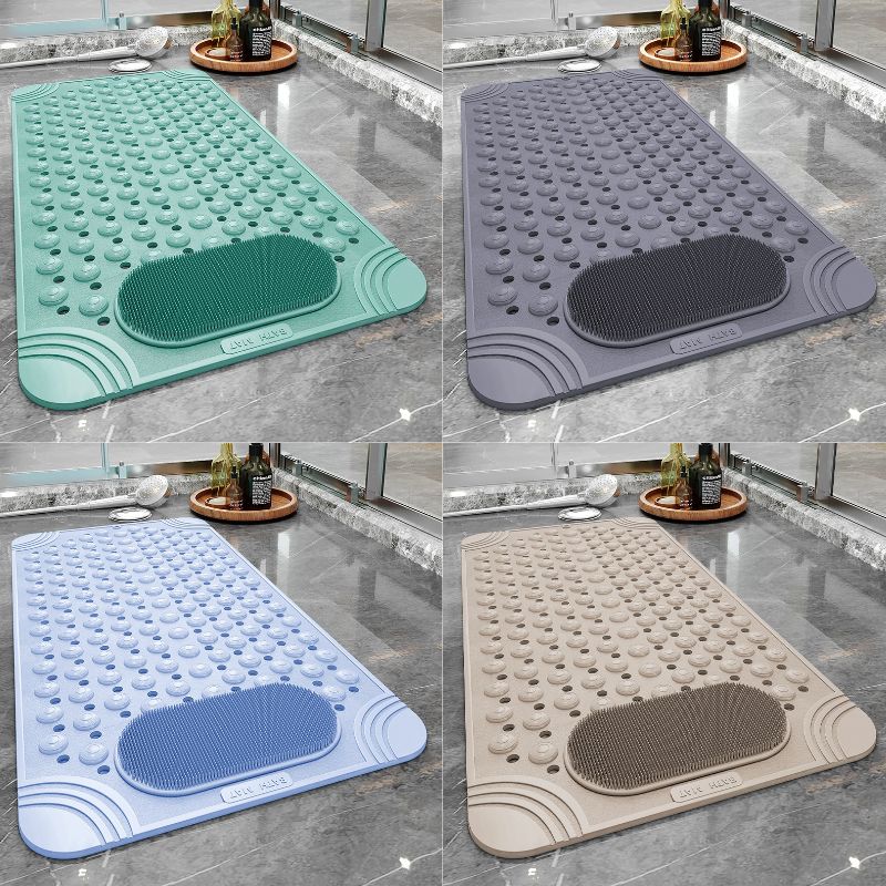 Antislip Badmat voor Badkuip | Veiligheid voor Ouderen en Kinderen | Sneldrogende Rubberen Mat voor Badkamer