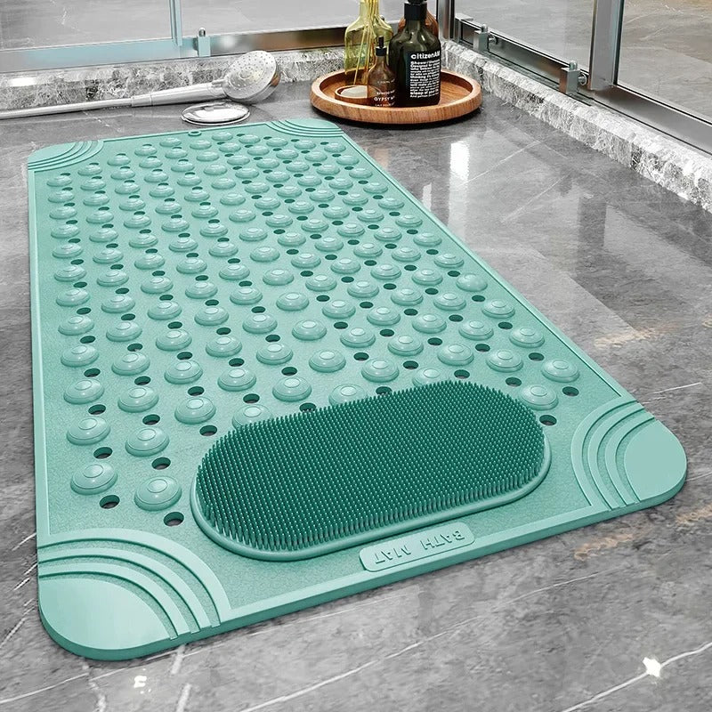 Antislip Badmat voor Badkuip | Veiligheid voor Ouderen en Kinderen | Sneldrogende Rubberen Mat voor Badkamer