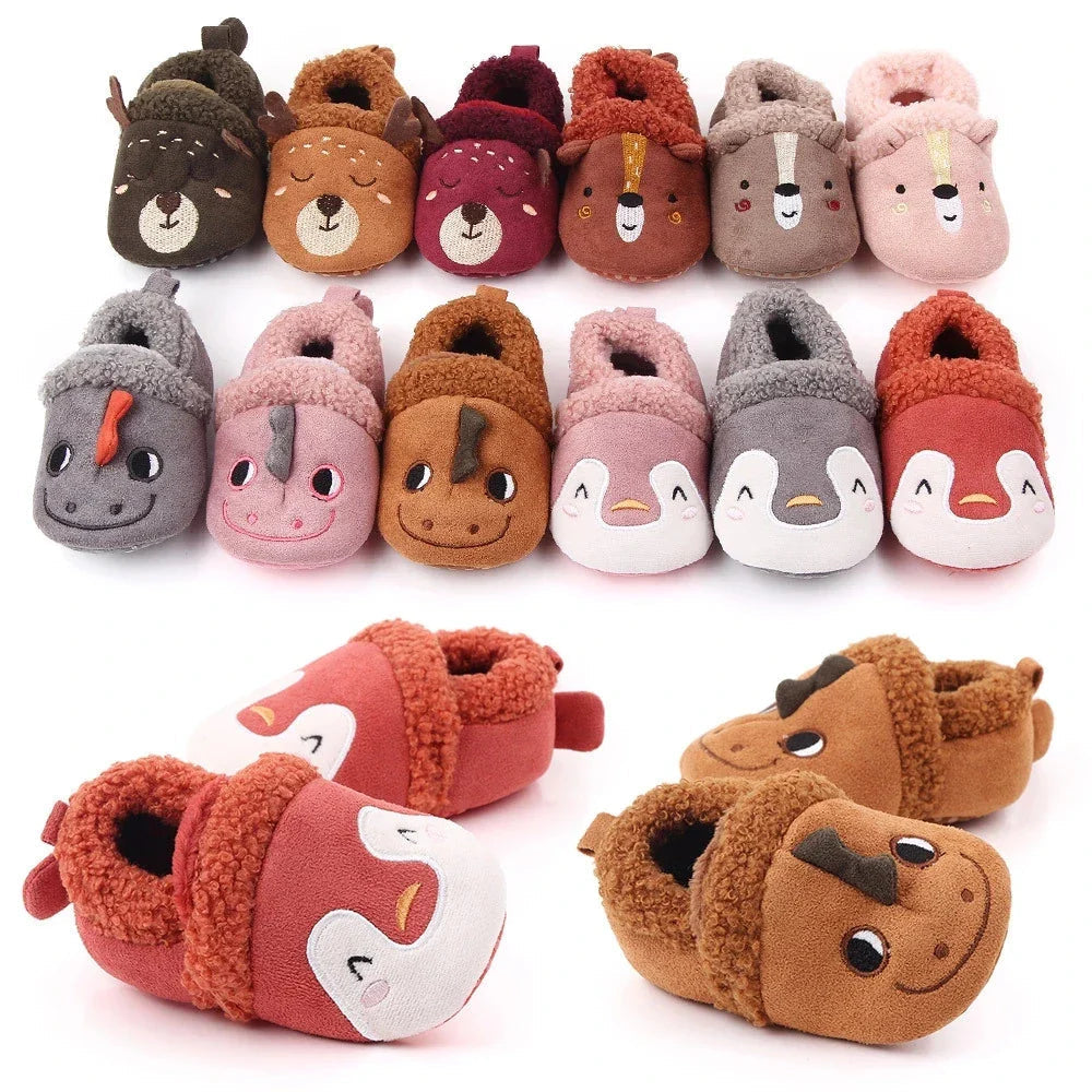Antislip Baby Slippers – Zachte Katoenen Zool voor Veiligheid en Comfort – Geschikt voor Alle Seizoenen