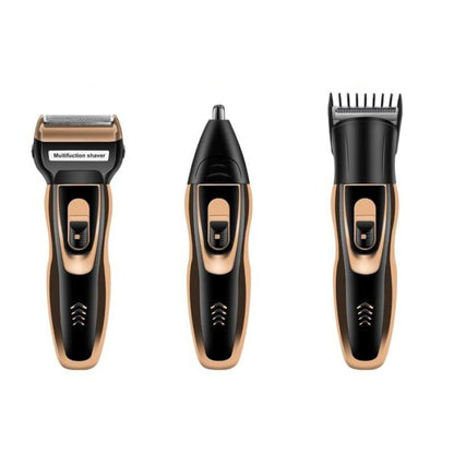 ProCare 3-in-1 Trimmer – Draadloze Baardtrimmer, Neushaartrimmer en Scheerapparaat
