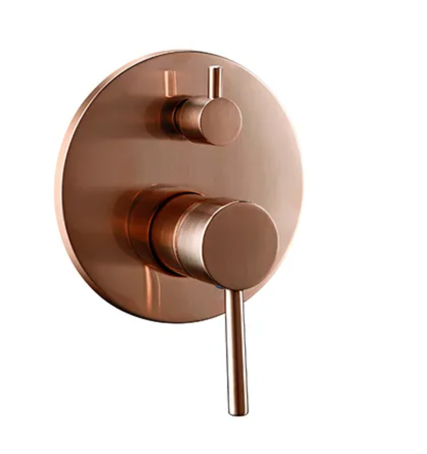 VoordeelPaleis® Badset Doucheset Yosemite Inbouw Badkraan 21cm en Handdouche Koper 2 weg