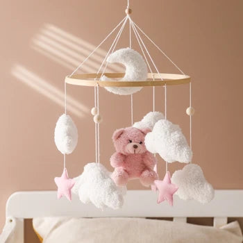 Babymobiel – Zachte Beer, 100% Katoen – Ideaal voor Wieg en Box