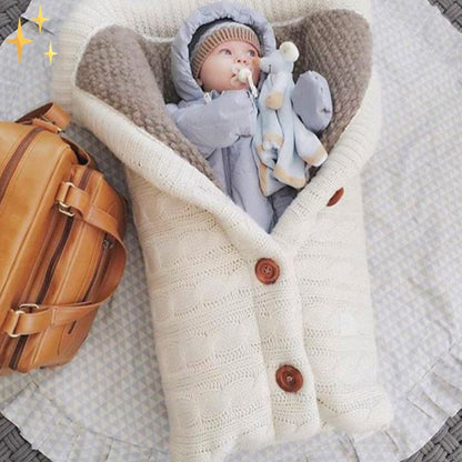 Baby Fleece Slaapzak met Patroon en Knopen voor een heerlijk slaapervaring voor uw kleintje