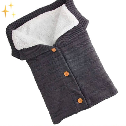 Baby Fleece Slaapzak met Patroon en Knopen voor een heerlijk slaapervaring voor uw kleintje