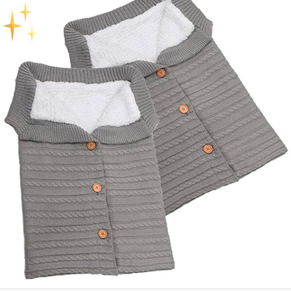 Baby Fleece Slaapzak met Patroon en Knopen voor een heerlijk slaapervaring voor uw kleintje