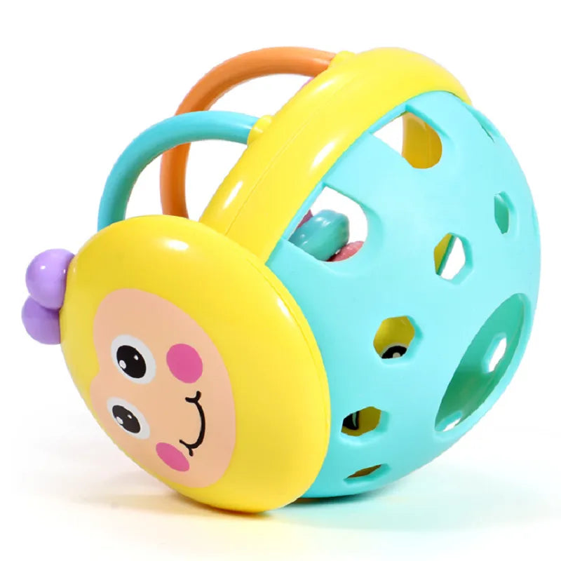 Zintuiglijke Babybal – Veilig en Lichtgewicht, Met Rammelgeluid – Geschikt voor Baby's vanaf 3 Maanden