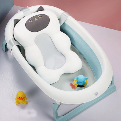 Baby Badkussen – Ergonomisch Ontwerp, Zacht en Ademend Katoen – Voor Comfortabele en Veilige Badmomenten