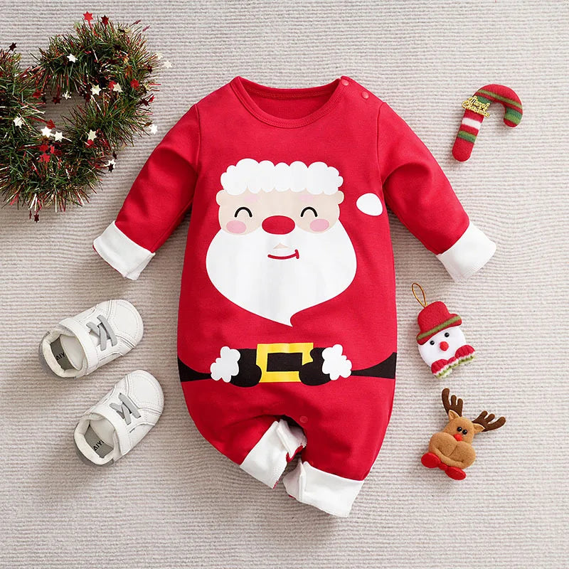 Baby Kerstkostuum – Zacht Materiaal, Comfortabel Ontwerp – Perfect voor Feestdagen en Speciale Gelegenheden
