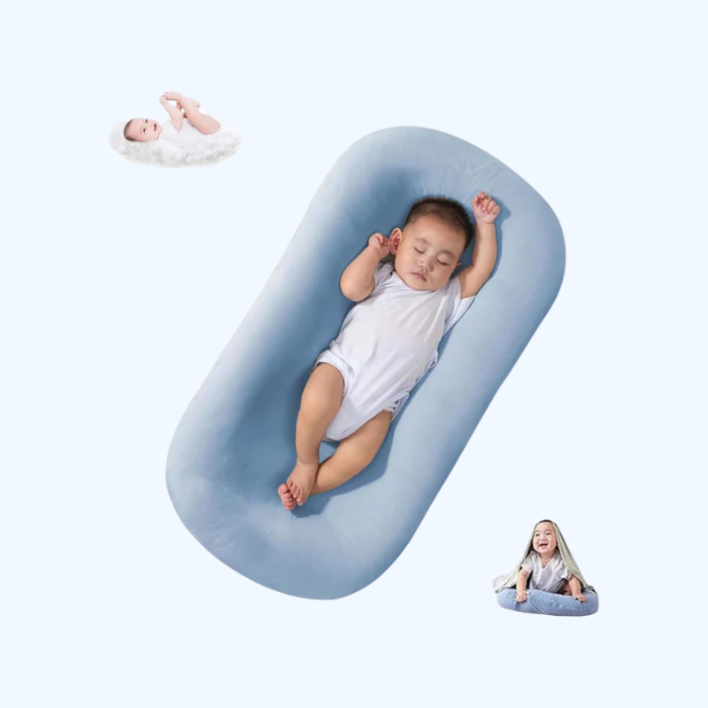 Baby Nest – Zacht Ademend Katoen, Ergonomisch Ontwerp, Geschikt voor Pasgeborenen en Baby's tot 24 Maanden