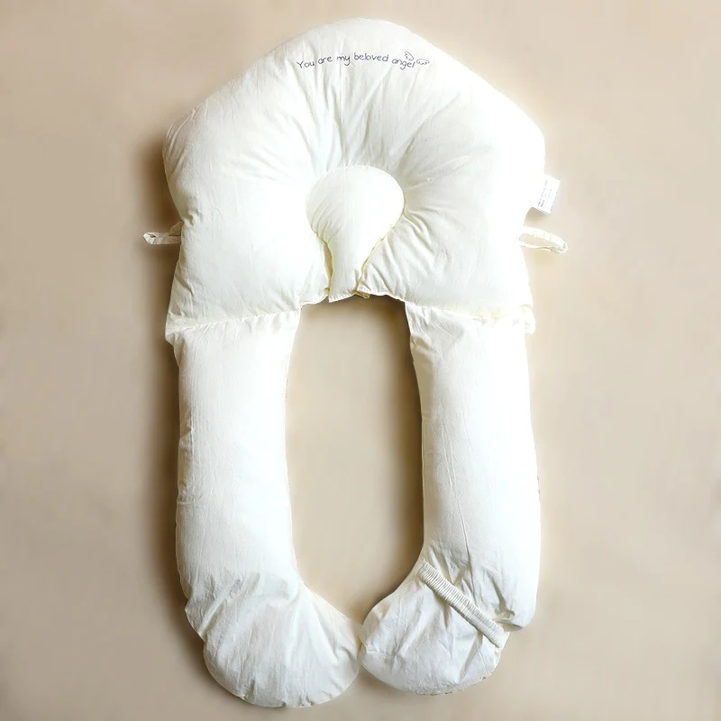 Baby Slaapkussen – Ergonomisch Ontwerp, Hypoallergeen, Ondersteunt Spierontwikkeling – 100% Katoen