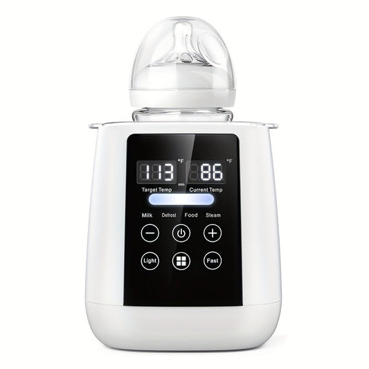 Babyfles Melkverwarmer – 6-in-1 Functies, Digitale LCD Temperatuurregeling, Automatische Uitschakeling
