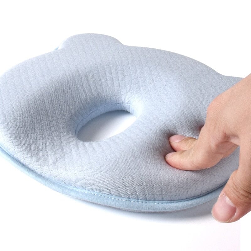 Babykussen – Ergonomisch Gevormd, 100% Organisch Katoen, Ademend – Optimale Hoofd- en Nekondersteuning