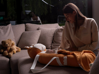 Babynest – Ergonomisch Ontwerp, 100% Katoen, Inclusief Kussen – Ideaal voor Veilig Slapen en Spelen