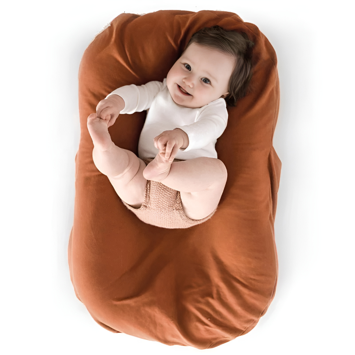 Babynestje – Ergonomisch Ontwerp met Ademend Katoen en Eco-vriendelijke Vulling – Veilig Slapen en Spelen