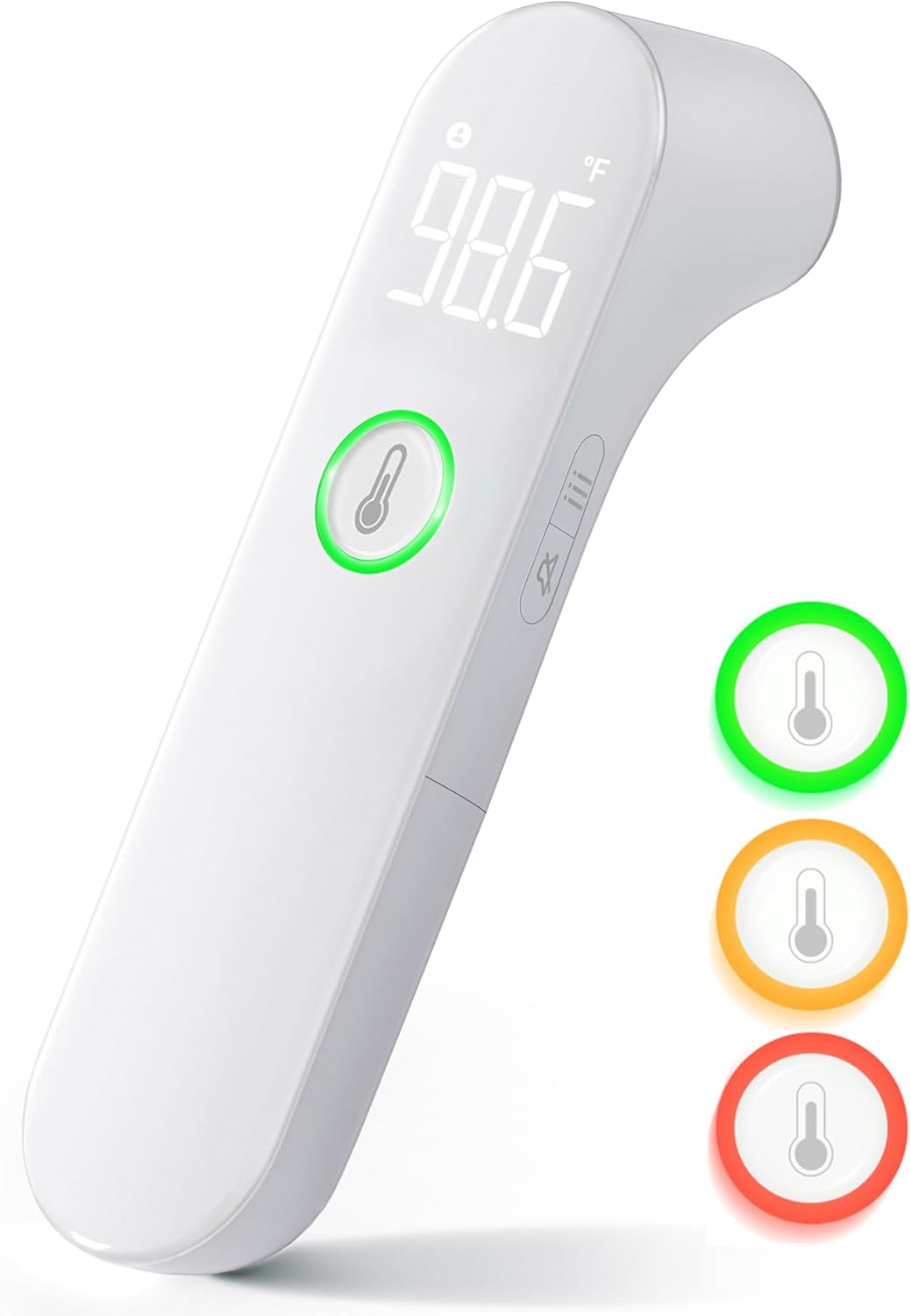 Babythermometer – Nauwkeurige Infraroodmeting, Koortsalarm en Stille Modus – Geschikt voor het Hele Gezin