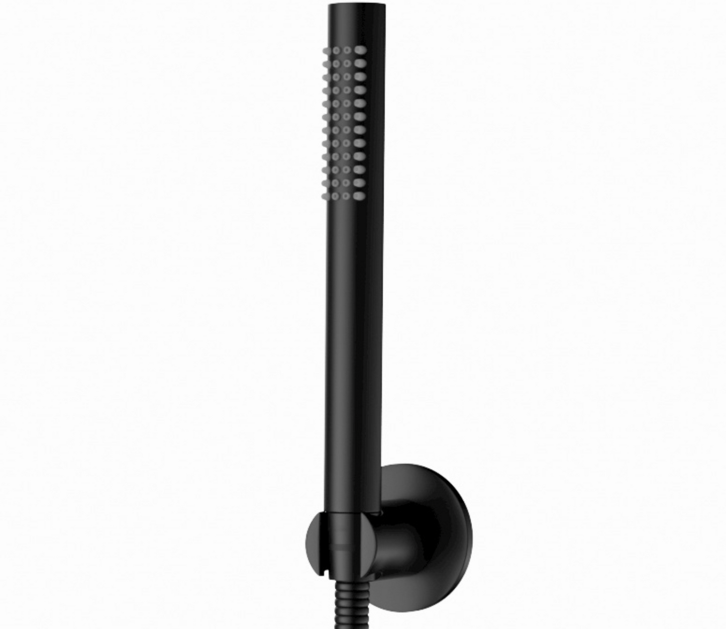 SaniSupreme doucheset badset opbouw thermostatische badmengkraan 2 weg met ronde handdouche en wandbeugel mat zwart
