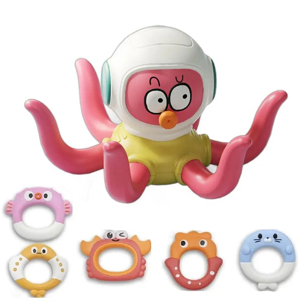 Badspeelgoed – Spetterend Ringwerpen met Octopus, Veilig en Creatief Spel