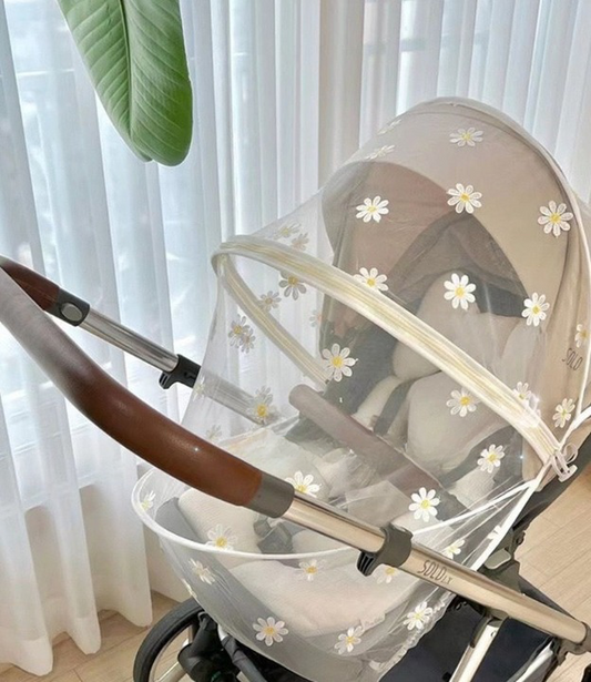 Beschermkap voor Kinderwagens – Ademend Mesh, Eenvoudige Installatie – Effectieve Insectenbescherming