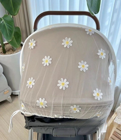 Beschermkap voor Kinderwagens – Ademend Mesh, Eenvoudige Installatie – Effectieve Insectenbescherming