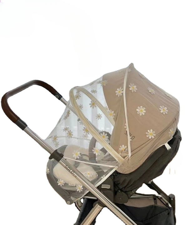 Beschermkap voor Kinderwagens – Ademend Mesh, Eenvoudige Installatie – Effectieve Insectenbescherming