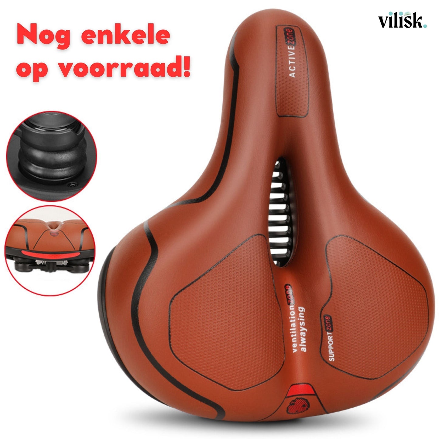 BestRide - Comfortabel fietszadel tegen rug- en zitbeenklachten