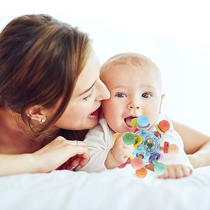Bijtspeelgoed – Zacht Siliconen, Stimuleert Zintuigen, BPA-vrij – Ideaal voor Baby’s