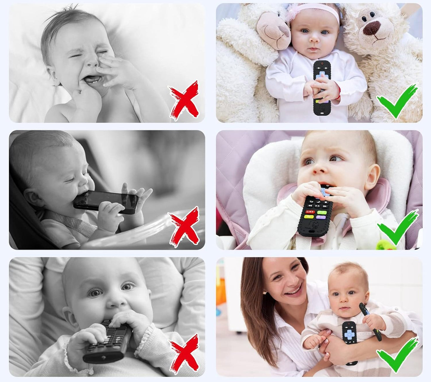 Bijtspeelgoed – Zachte Siliconen, Stimuleert Motorische Ontwikkeling – Ideaal voor Baby's