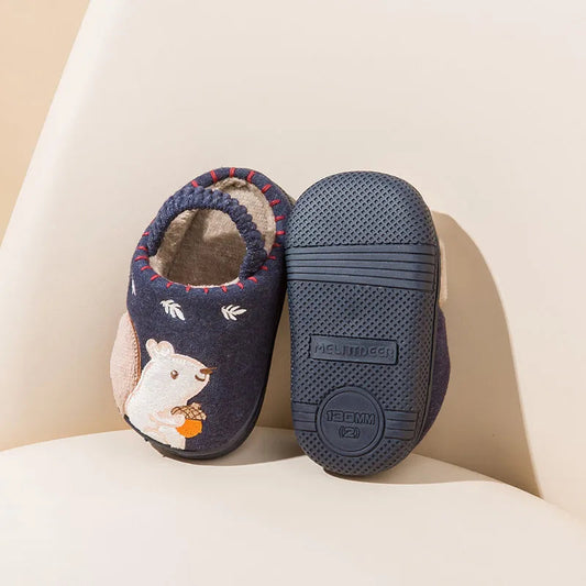 Binnenpantoffels – Comfortabele Antislip Zolen, Hoogwaardige Stof, Leuk Cartoon Design voor Kinderen
