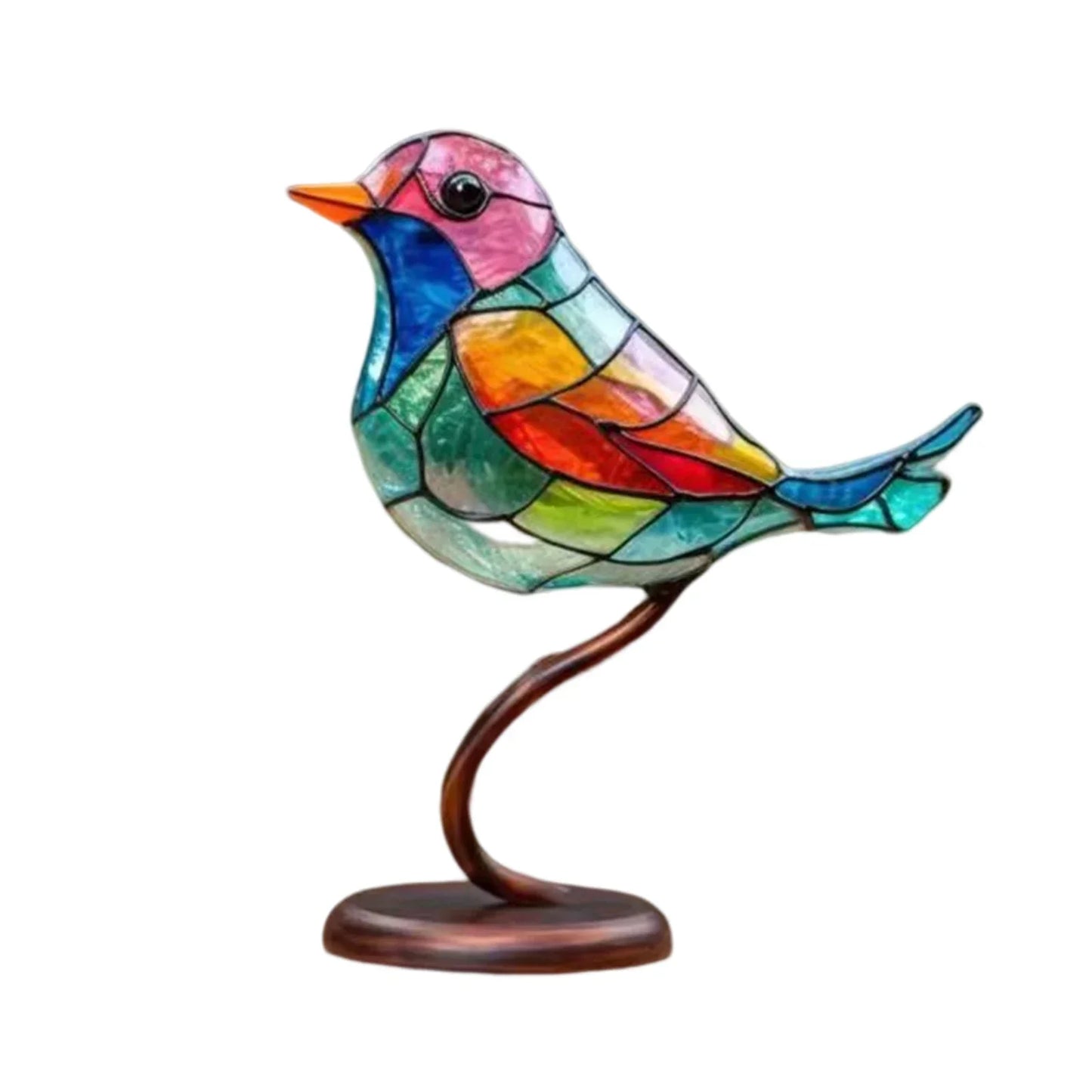 BirdArt - Acryl Vogels op Tak Beeld | Kunstzinnige Decoratie voor Slaapkamer