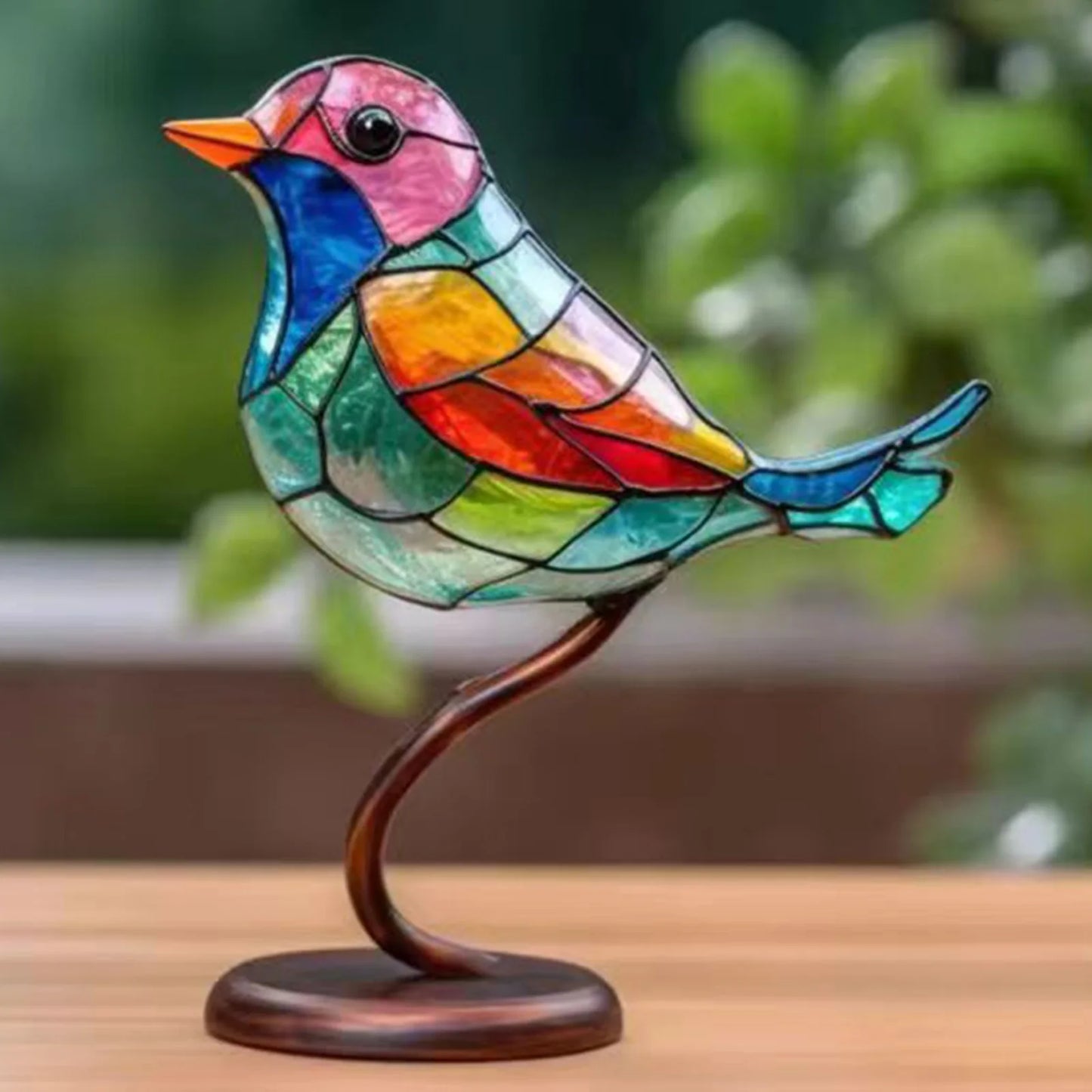 BirdArt - Acryl Vogels op Tak Beeld | Kunstzinnige Decoratie voor Slaapkamer