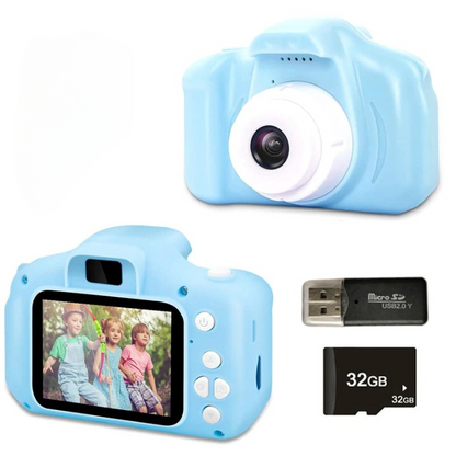 Kindercamera – Schokbestendig ABS, 1080P HD Dual Lens – Voor Creatieve Kinderen