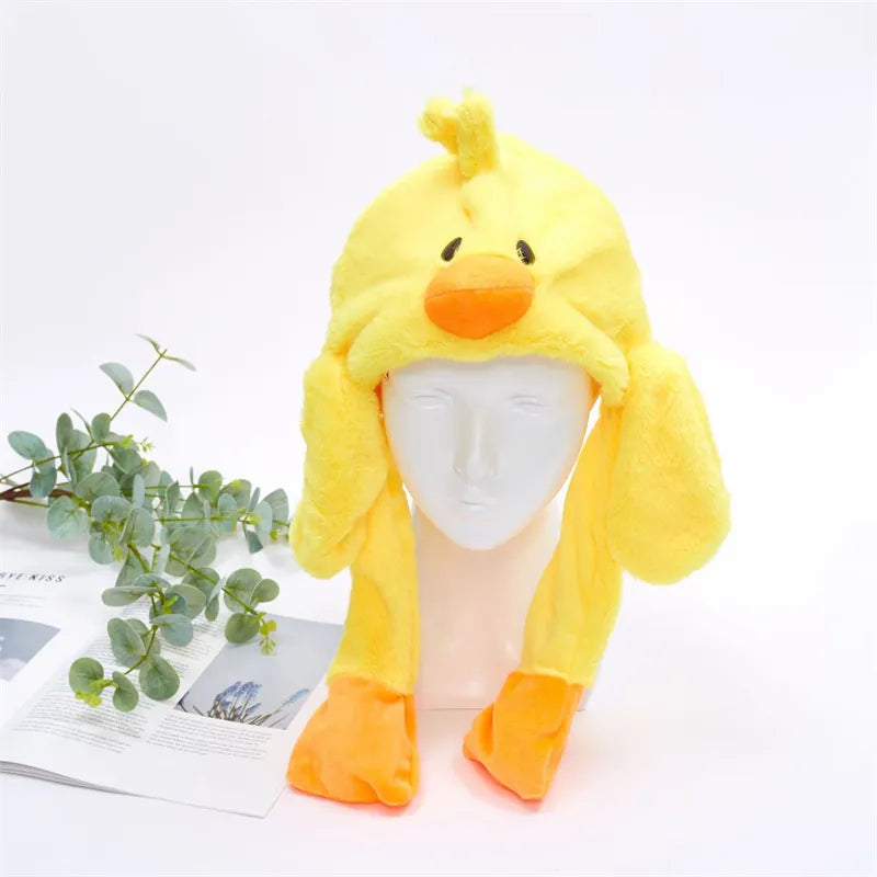 Bounce Bunny - Schattige Muts met Bewegende Oortjes