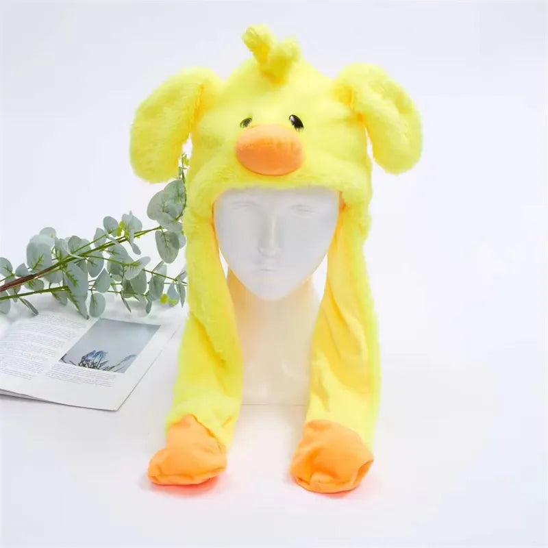 Bounce Bunny - Schattige Muts met Bewegende Oortjes