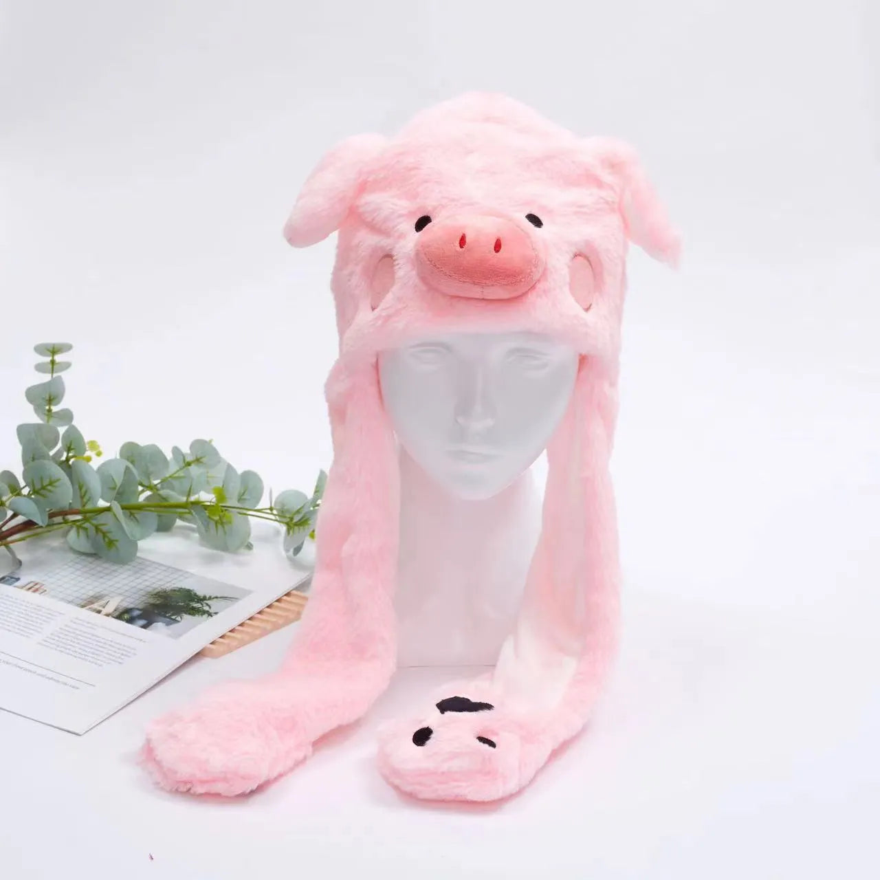 Bounce Bunny - Schattige Muts met Bewegende Oortjes