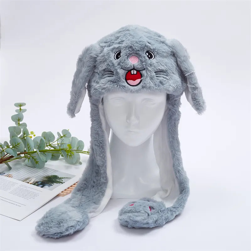 Bounce Bunny - Schattige Muts met Bewegende Oortjes