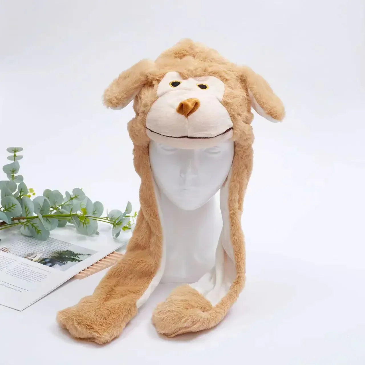 Bounce Bunny - Schattige Muts met Bewegende Oortjes