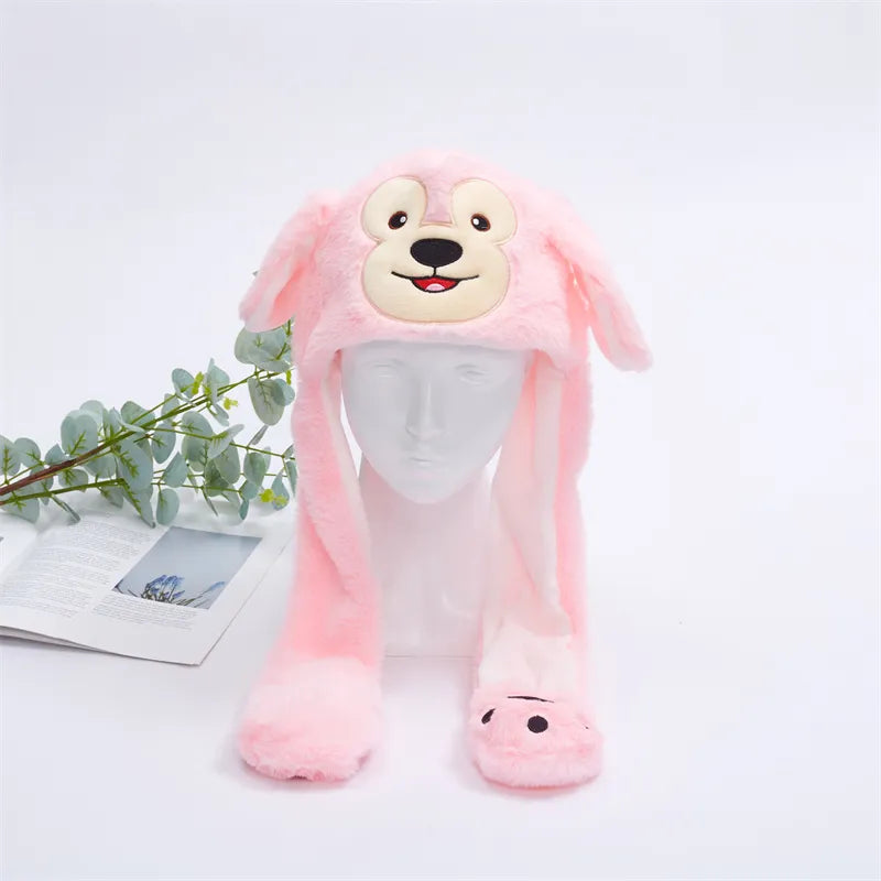 Bounce Bunny - Schattige Muts met Bewegende Oortjes