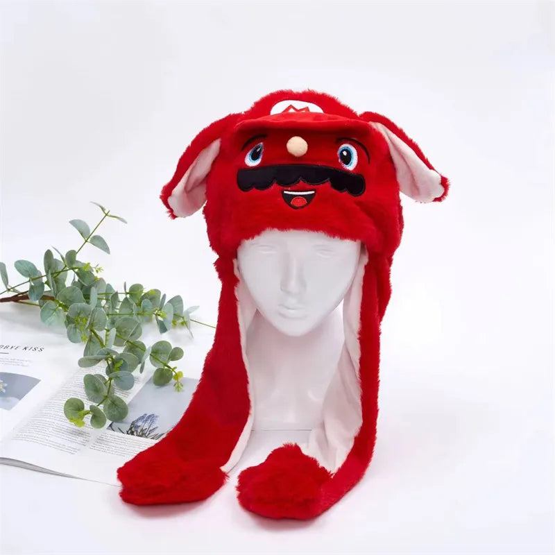 Bounce Bunny - Schattige Muts met Bewegende Oortjes