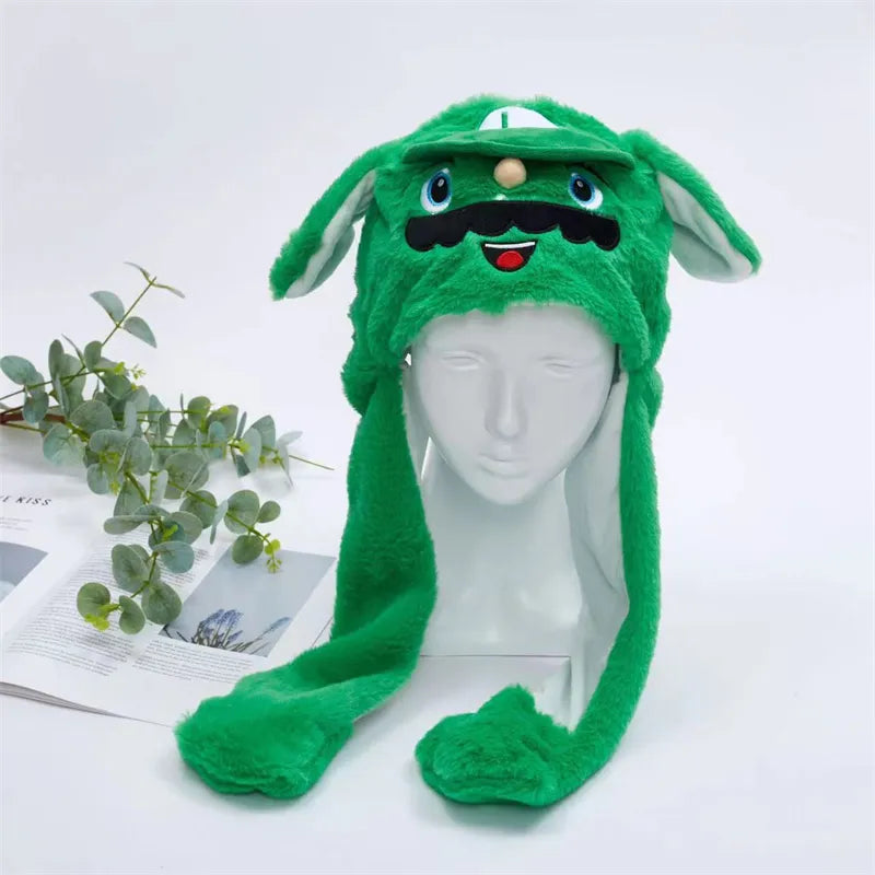 Bounce Bunny - Schattige Muts met Bewegende Oortjes