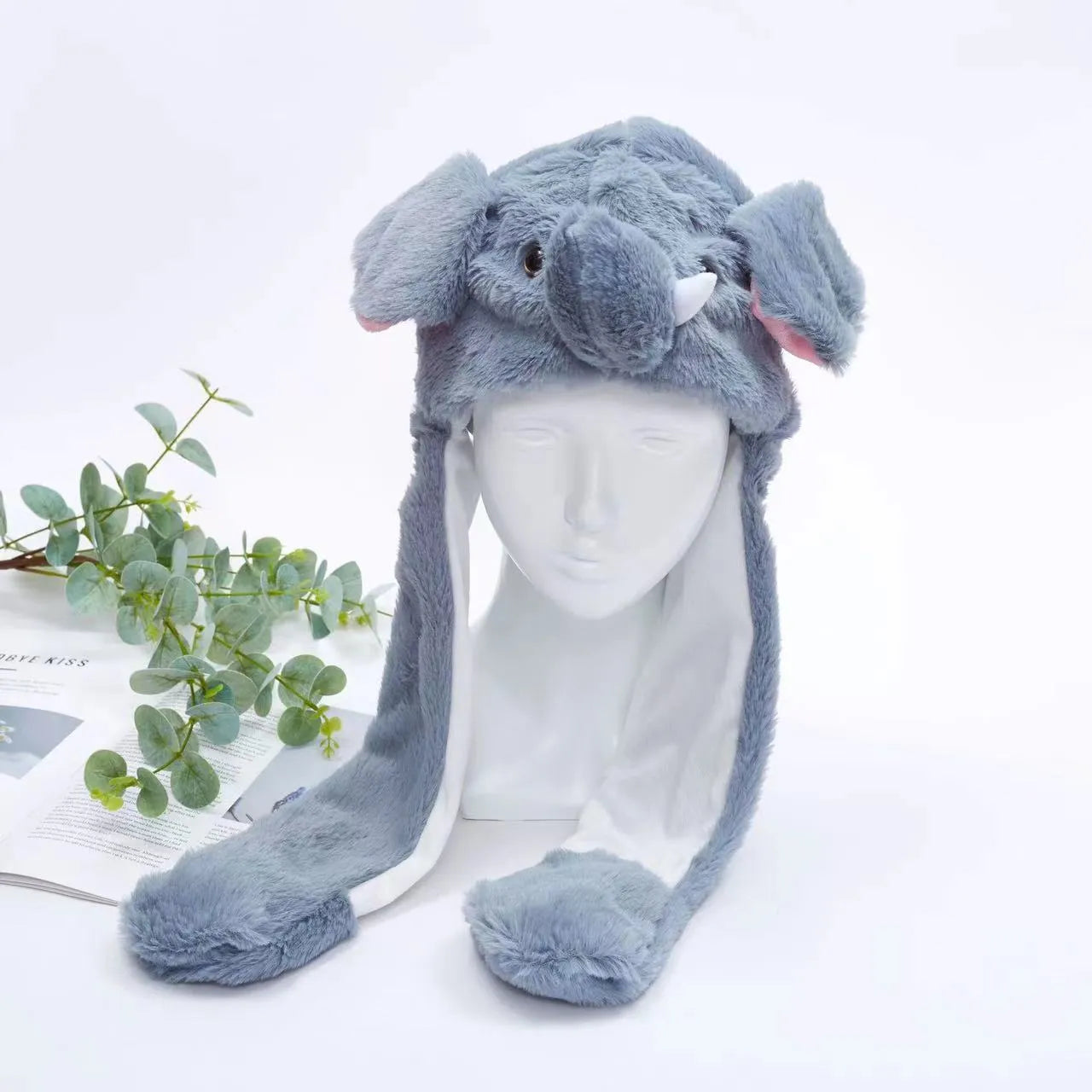 Bounce Bunny - Schattige Muts met Bewegende Oortjes