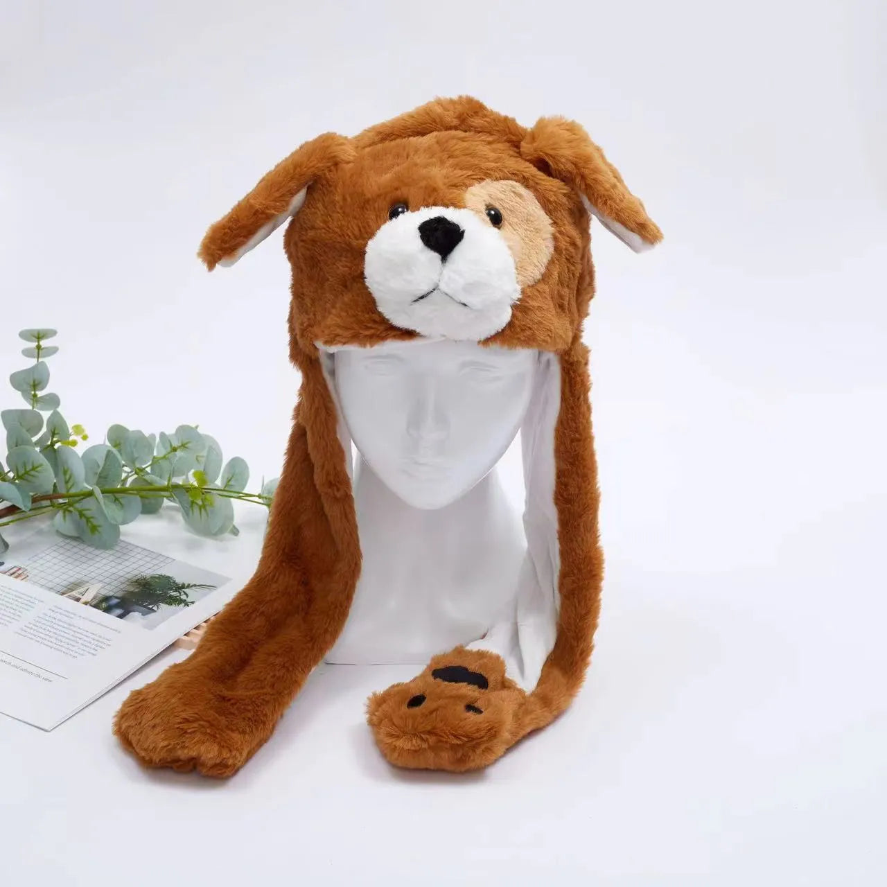 Bounce Bunny - Schattige Muts met Bewegende Oortjes