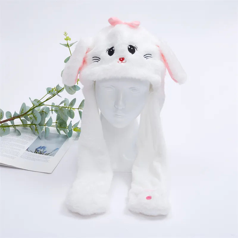 Bounce Bunny - Schattige Muts met Bewegende Oortjes