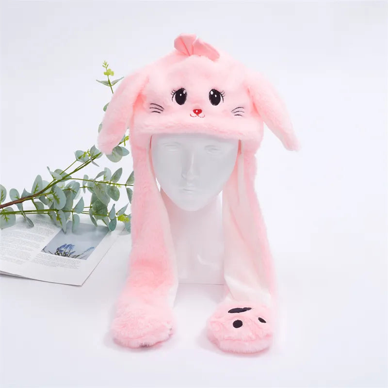 Bounce Bunny - Schattige Muts met Bewegende Oortjes
