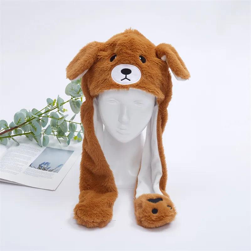 Bounce Bunny - Schattige Muts met Bewegende Oortjes