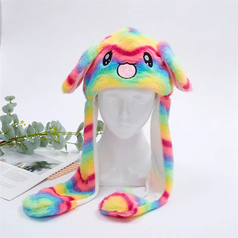 Bounce Bunny - Schattige Muts met Bewegende Oortjes