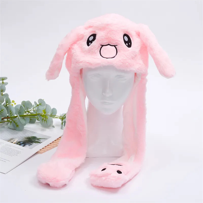 Bounce Bunny - Schattige Muts met Bewegende Oortjes