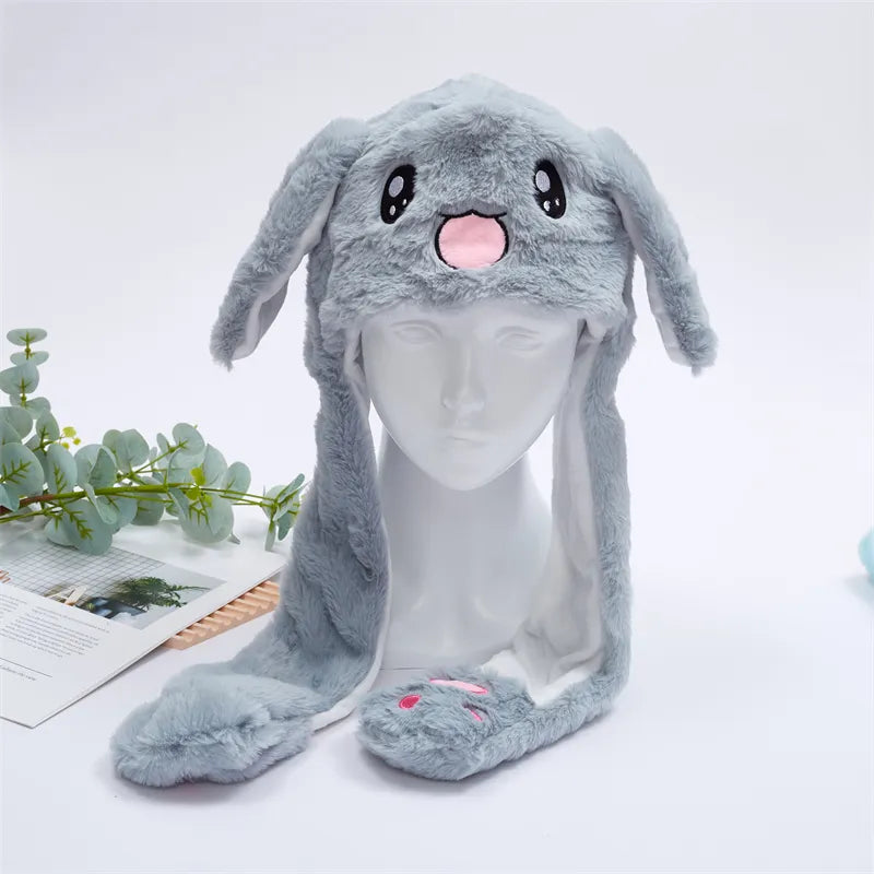 Bounce Bunny - Schattige Muts met Bewegende Oortjes