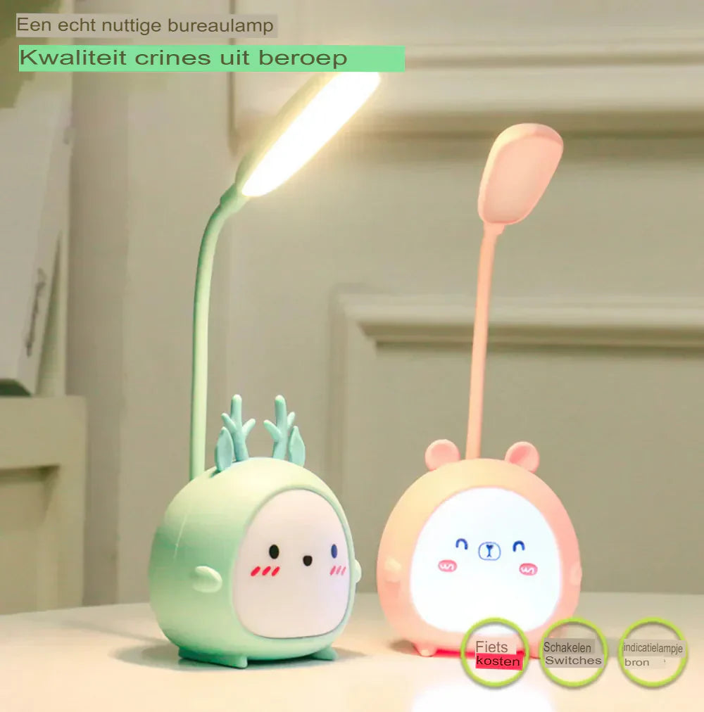 BrightBuddy Leeslamp voor Kinderen met Oogbescherming en USB Nachtlampje