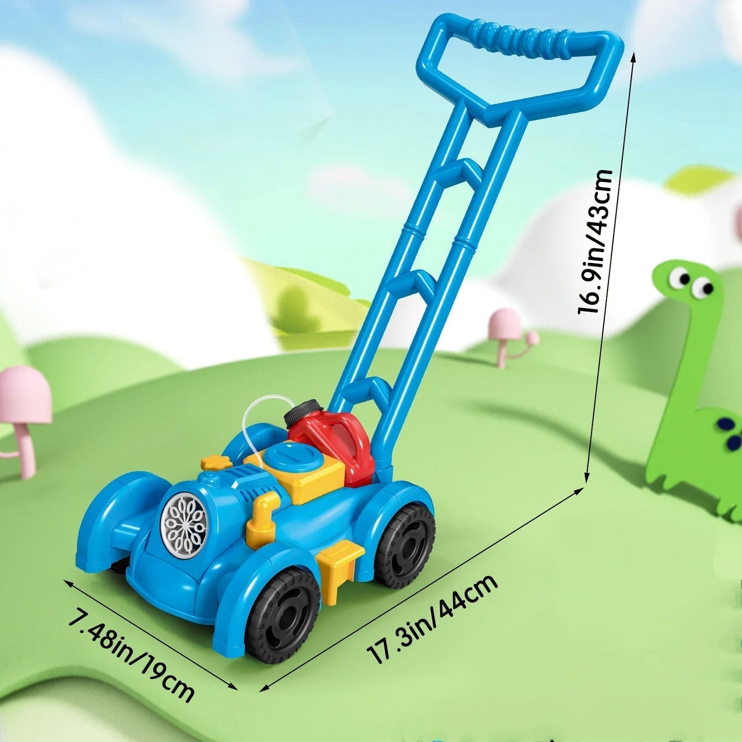 Bubbelgrasmaaier – Actief Buitenspeelgoed voor Kinderen, Bevorder Motorische Vaardigheden