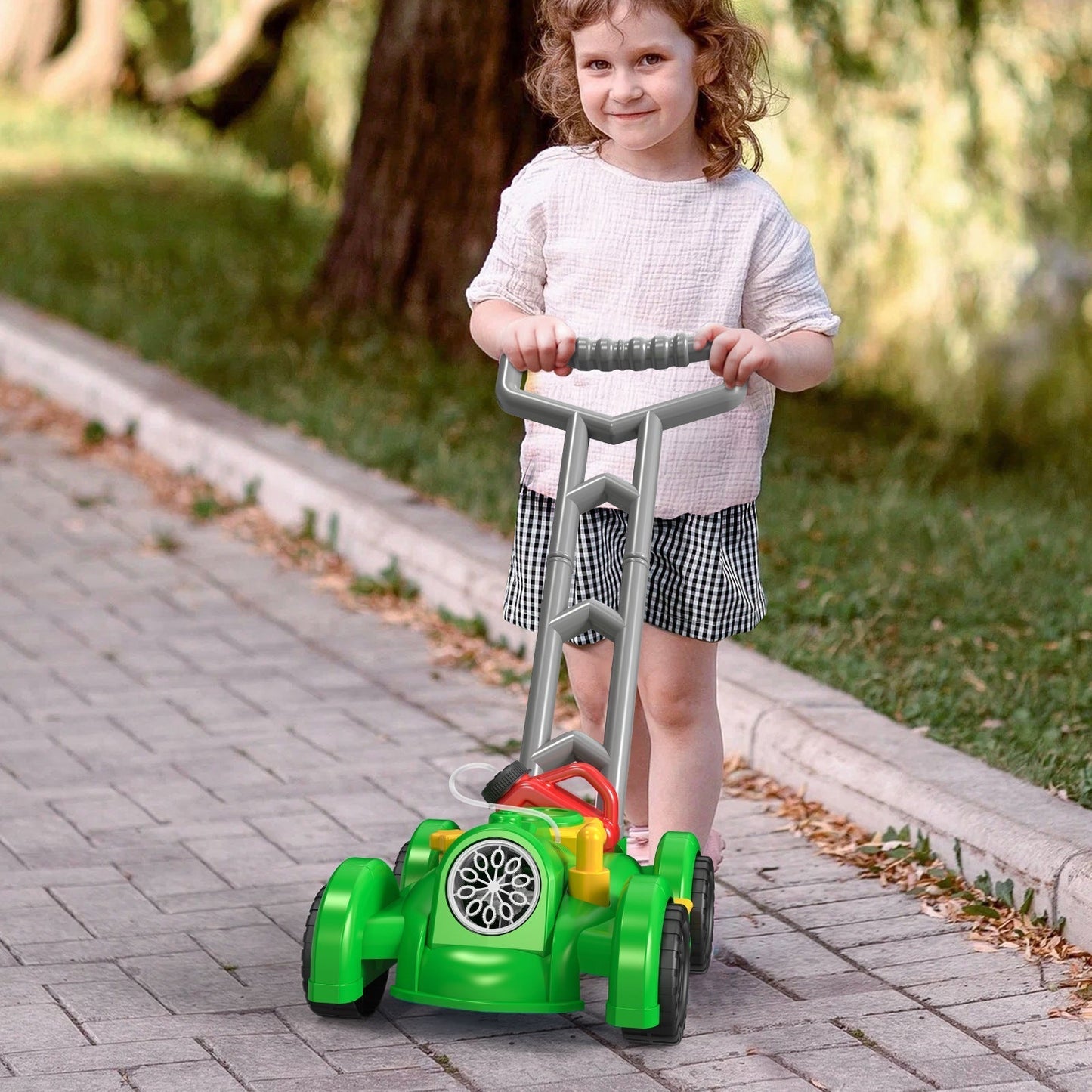 Bubbelgrasmaaier – Actief Buitenspeelgoed voor Kinderen, Bevorder Motorische Vaardigheden